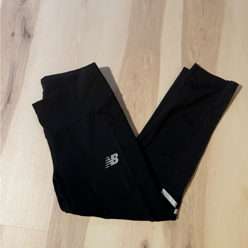 New Balance Women’s Tech Running Black 3/4 Leggings
